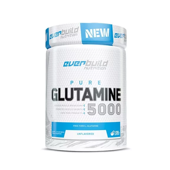 EverBuild Glutamin 5000 (100% tiszta) - ízesítetlen - 200g EverBuild Glutamin 5000 (100% tiszta) - ízesítetlen - 200g
