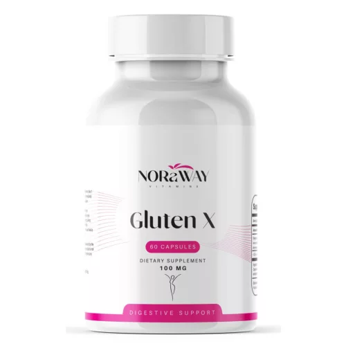 NORaWAY Gluten X 100mg (Tolerase G, glutén-bontó enzim) 60 kapszula