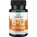 Swanson B12 vitamin 500mcg 100 kapszula Kobalamin