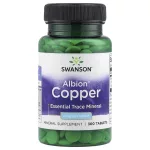 Swanson Albion Copper (Réz-biszglicinát) 2mg 300 tabletta