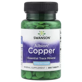 Swanson Albion Copper (Réz-biszglicinát) 2mg 300 tabletta