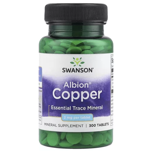 Swanson Albion Copper (Réz-biszglicinát) 2mg 300 tabletta
