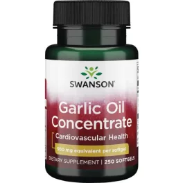   Swanson Garlic Oil Cocentrate (Fokhagyma olaj koncentrátum) 500mg 250 kapszula
