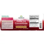 Swanson Garlic Oil Cocentrate (Fokhagyma olaj koncentrátum) 500mg 250 kapszula