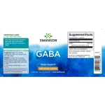 Swanson GABA 500mg 100 kapszula gamma-amino-vajsav