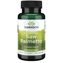 Swanson SAW PALMETTO (Fűrészpálma) 540mg 100 kapszula