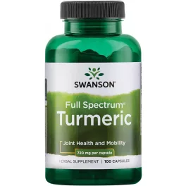 Swanson TURMERIC (Kurkuma) 720mg 100 kapszula