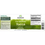 Swanson Yucca (pálma gyökér) 500mg 100 kapszula