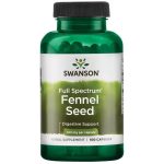 Swanson Fennel Seed 480mg 100 kapszula (Édeskömény mag őrlemény)