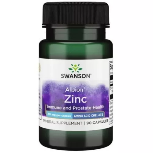 Swanson CINK-kelát 30mg 90 kapszula Albion Zinc