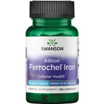   Swanson Ferrochel Iron 18mg 180 kapszula vas-biszglicinát-kelát