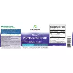 Swanson Ferrochel Iron 18mg 180 kapszula vas-biszglicinát-kelát