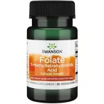 Swanson Folate 800mcg 30 kapszula 5-Methyltetrahydrofolic acid