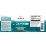 Swanson L-Carnitine 500mg 100 kapszula