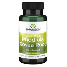 Swanson RHODIOLA ROSEA (Aranygyökér) 400mg 100 kapszula