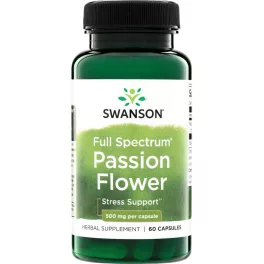 Swanson Golgotavirág (Passion flower) 500mg 60 kapszula