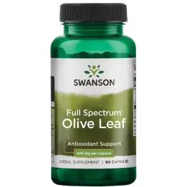 Swanson Olive Leaf (Oliva levél) 400mg 60 kapszula