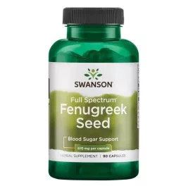 Swanson Fenugreek Seed (Görögszénamag) 610mg 90 kapszula