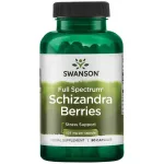 Swanson Schizandra berries 525mg 90db kapszula Életbogyó, Kínai kúszómagnólia