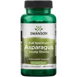   Swanson Asparagus 400mg full spectrum spárgacsíra kivonat 60 kapszula