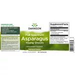 Swanson Asparagus 400mg full spectrum spárgacsíra kivonat 60 kapszula