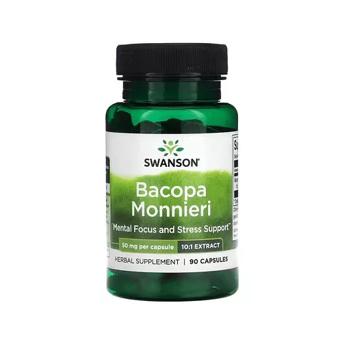 Swanson Bacopa Monnieri 50mg 90 kapszula (10:1 kivonat)