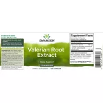 Swanson Valerian Root Extract 200mg 120 kapszula