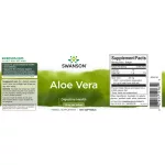 Swanson Aloe Vera 25mg 100 kapszula