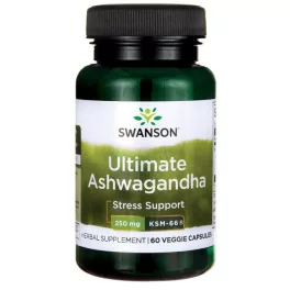   Swanson Ultimate Ashwagandha 250mg 60 kapszula (KSM-66® kivonat)