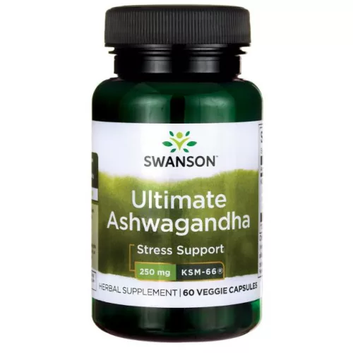 Swanson Ultimate Ashwagandha 250mg 60 kapszula (KSM-66® kivonat)