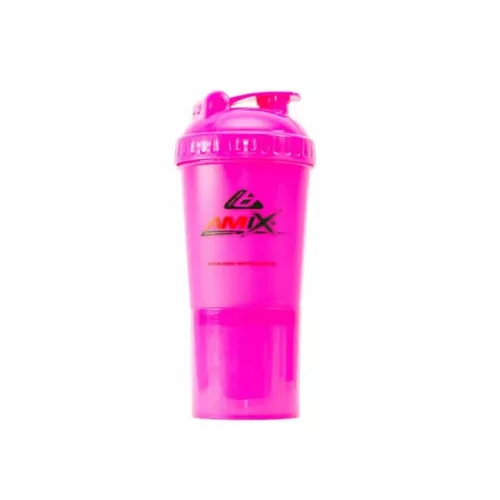 Amix Shaker Monster 600 ml & pillbox - sárga