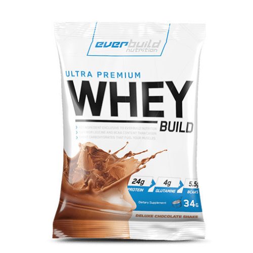 EverBuild Nutrition - Ultra Premium Whey Build 30g tasak - French Vanilla Shake - Tejsavó fehérje koncentrátum