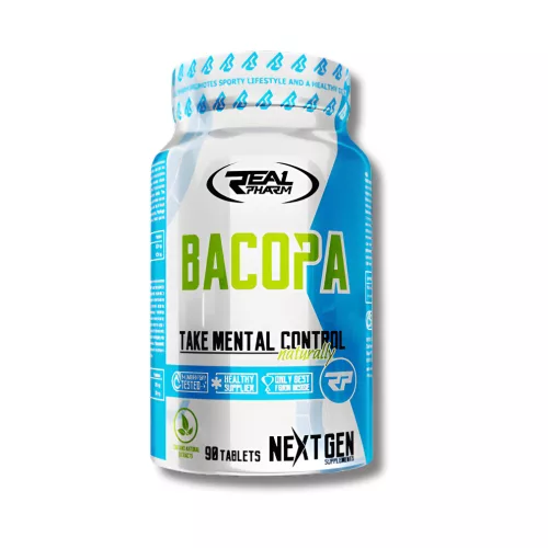 Real Pharm - Bacopa 90 tabletta - Agyműködés és mentális teljesítmény
