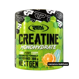 Real Pharm Kreatin italpor - narancs-kaktusz íz- 300g 