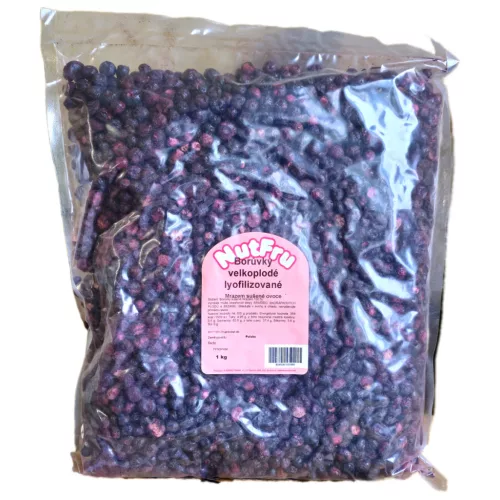 Paleolit Liofilizált kék áfonya 1kg szemek lédig Blueberries freeze-dried