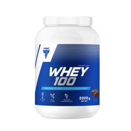 Trec Whey 100 - Tejsavó fehérje koncetrátum (Új formula) - cappuccino - 2000g