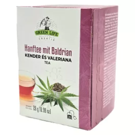   Green Life Kender és valeriana tea 20 filter Hemp Tea with Valerian Root