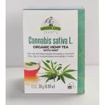  Green Life BIO Kender és menta tea 20 filter Organic Hemp Tea with Mint