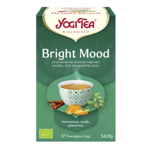 Yogi BIO Ragyogó hangulat tea 17x2g Bright Mood