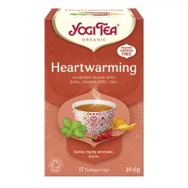   BIO Szívmelengető (Életöröm) tea 17x1,8g Yogi Heartwarming