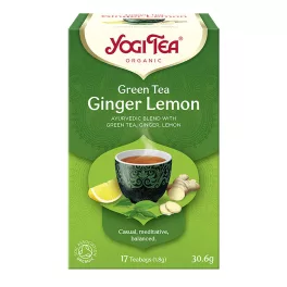   BIO Zöld tea gyömbérrel, citrommal Yogi Green Tea Ginger Lemon