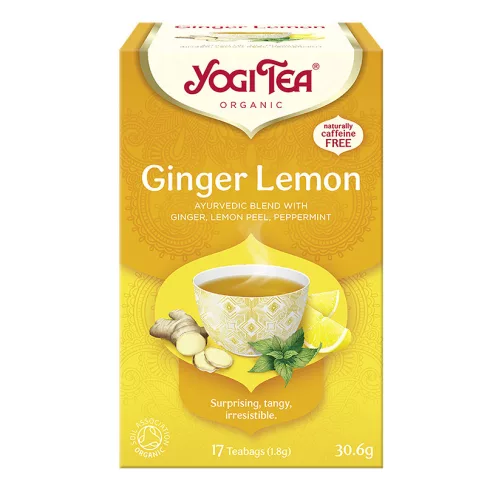 Yogi BIO Citromos gyömbér tea 17x1,8g Ginger Lemon
