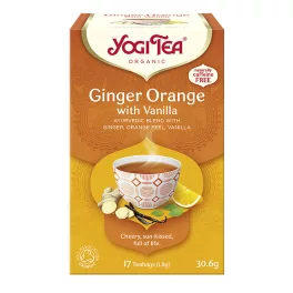   BIO Narancsos gyömbér tea vaníliával 17x1,8g Yogi Ginger Orange