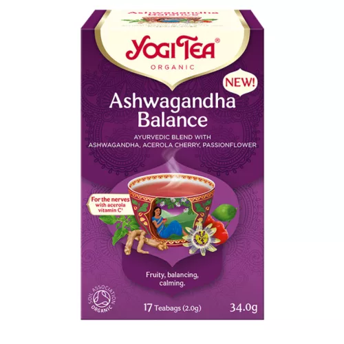 Yogi BIO Ashwaganda egyensúly tea 17x2g Ashwagandha Balance