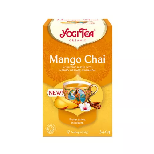Yogi BIO Mangó chai tea 17x2,0g Mango Chai