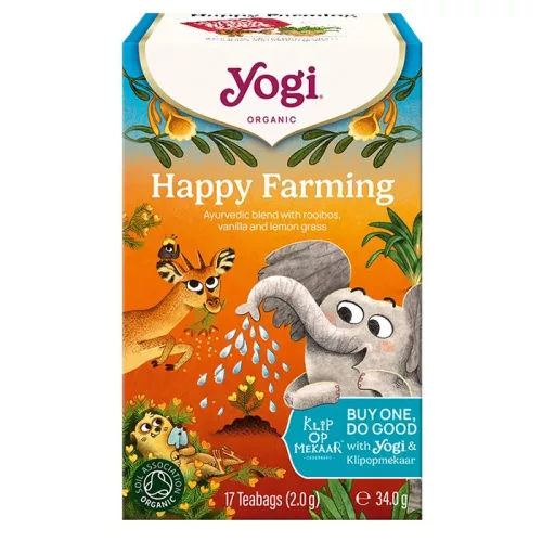 Yogi BIO Boldog farm tea 17x2g Happy Farming