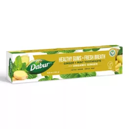   Dabur Healthy Gums+Fresh Breath fogkrém 100ml fluormentes, organikus