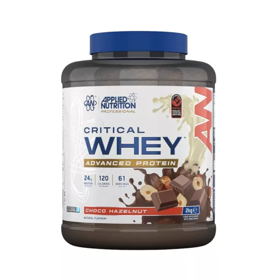 Applied Critical Whey Protein - Tejsavófehérje mátrix - mogyorós csoki - 2000g Applied Critical Whey Protein - Tejsavófehérje mátrix - mogyorós csoki - 2000g