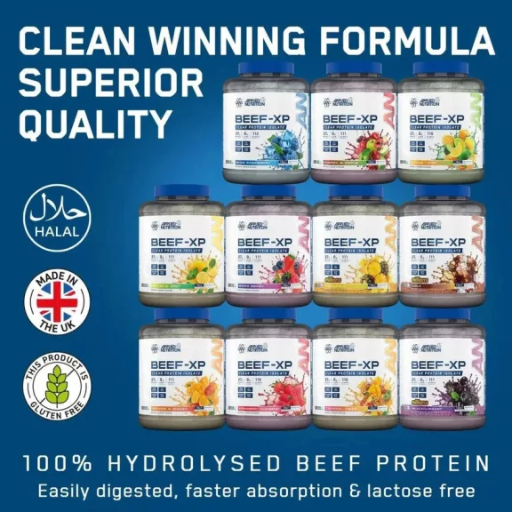 Applied Nutrition Beef-XP – Marhafehérje izolátum - fekete ribizli - 1800g Applied Nutrition Beef-XP – Marhafehérje izolátum - fekete ribizli - 1800g