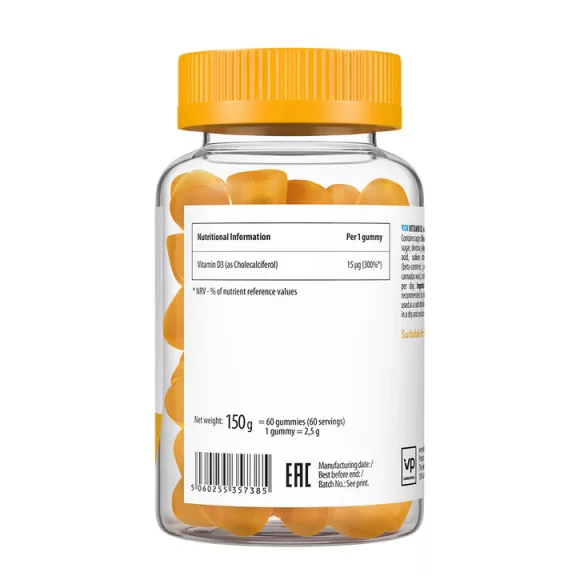 Vplab - Ultravit Gummies Vitamin D3 - gumivitamin Vplab - Ultravit Gummies Vitamin D3 - gumivitamin